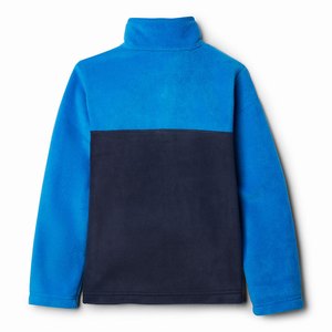 Columbia Steens Mountain™ 1/4 Snap Skinna Pull-Over Pojkar Marinblå/Blå (VULIA9481)